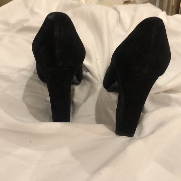 Celine black suede block heels - Picture 5 of 8